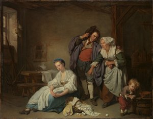 Œufs cassés - Jean-Baptiste Greuze