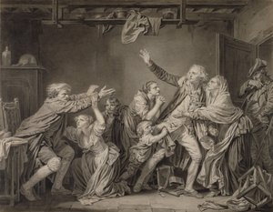 La malédiction du père : Le fils ingrat - Jean-Baptiste Greuze