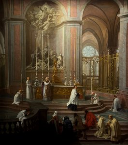 La messe du chanoine Antoine de La Porte vers 1710