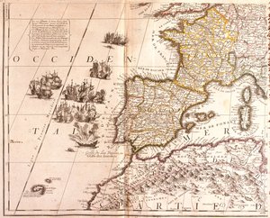 Espagne, France (avec la Corse), Belgique, Allemagne (État : Rhénanie du Nord-Westphalie, sud de la Basse-Saxe, sud de la Saxe-Anhalt, Hesse, Thuringe, Saxe, Rhénanie-Palatinat, Sarre, Bade-Wurtemberg, Bavière), Luxembourg, Autriche, Suisse, Italie (Région