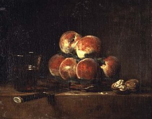 Panier de pêches