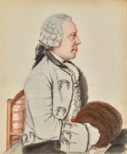 Portrait of Charles Benjamin de Langes de Montmirail, Baron de Lubières (recto); Portrait of Charles Benjamin de Langes de Montmirail, Baron de Lubières (verso) - Jean-Étienne Liotard