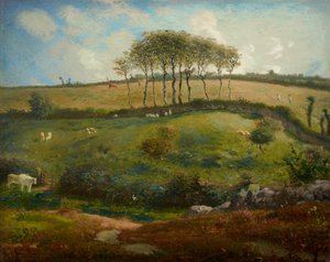 Pâturage près de Cherbourg (Normandie) - Jean-Francois Millet