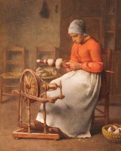 Femme filant