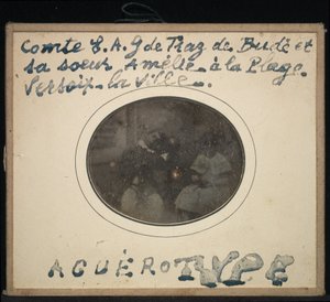 Portrait de deux enfants, Comte Ernest André Gabriel de Traz de Budé et sa sœur Amélie - Jean Gabriel Eynard