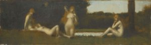 Nymphes sortant du bain, après 1877