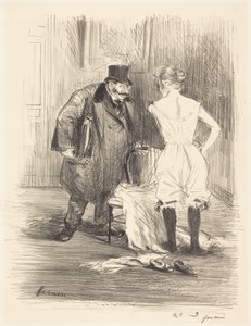 Une saisie (A Seizure) - Jean-Louis Forain
