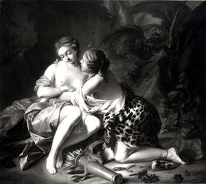 Jupiter et Callisto - Jean Simon Berthelemy