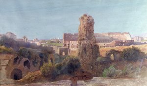 Vue de Rome et du Colisée
