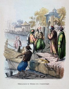 Mahomet Ali arrivant à Constantinople, vers 1847