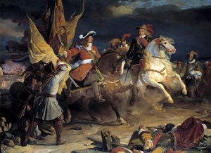 Bataille de Villaviciosa remportée par le maréchal duc de Vendôme sur le comte de Stahremberg le 10/12/1710