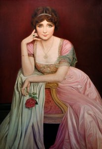 Portrait de la chanteuse Geneviève Vix (1879-1939) - Jean Alexandre Coraboeuf