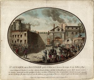 La Prise de la Bastille le 14 juillet 1789, 1789 - Jean Alexis Cornu