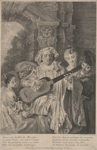 En costume de Mezetin (eau-forte)