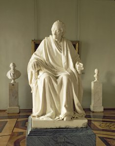 François Marie Arouet Voltaire (1694-1778) 1781 (marbre)