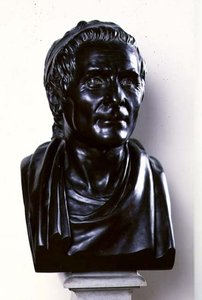 Jean-Jacques Rousseau (1712-78) 1778 (bronze)