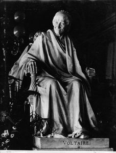 Sculpture assise de Voltaire (1694-1778) - Jean Antoine Houdon