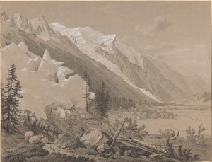 Vue du Mont Blanc - Jean Antoine Linck
