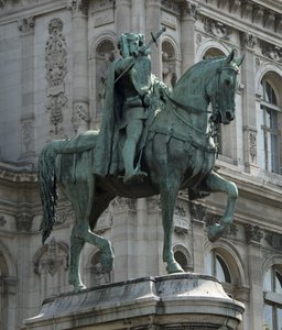 Statue équestre du prévôt des marchands de Paris Étienne Marcel
