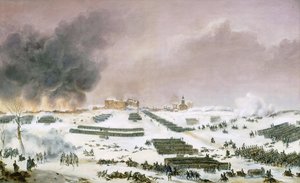 La bataille de Preussisch-Eylau le 7 février 1807