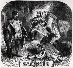 Saint Louis rend justice sous un chêne à Vincennes, de 