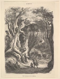 Vue dans la forêt de Morvan, 1837-66