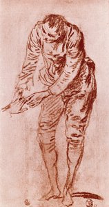 Une étude en sanguine, 1913 - Jean Antoine Watteau