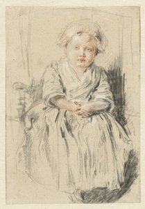 Enfant assis sur une chaise - Jean Antoine Watteau