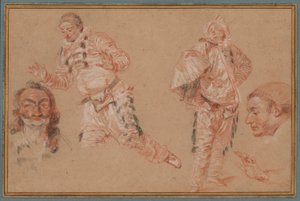 Comédiens italiens - Jean Antoine Watteau