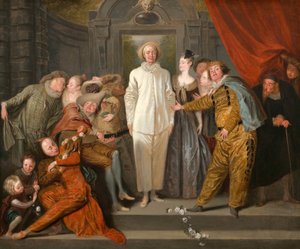 Les Comédiens italiens, vers 1720
