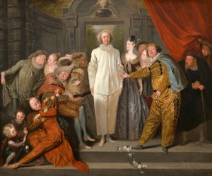 Les Comédiens italiens, probablement 1720