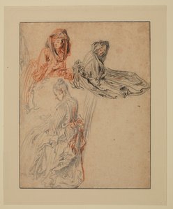 Trois études de figures féminines