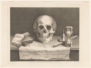 Nature morte avec symboles de vanité - Jean Aubert
