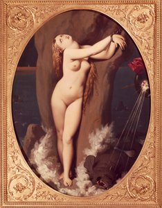 Angélique enchaînée, première version de Ruggiero sauvant Angélique