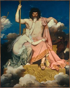 Jupiter et Thétis. Peinture de Jean Auguste Dominique Ingres - Jean Auguste Dominique Ingres