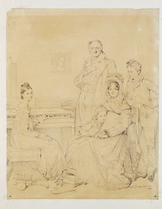 La famille Stamaty ... - Jean Auguste Dominique Ingres