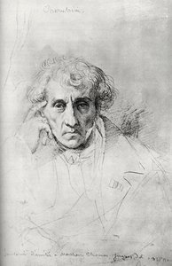 Luigi Cherubini 1760-1842, compositeur italien, 1830 - Jean Auguste Dominique Ingres