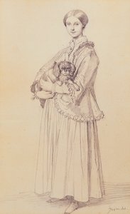 Portrait de Mademoiselle Marie Reiset, plus tard Vicomtesse Adolphe-Louis-Edgar de Segur-Lamoignon, 1850 - Jean Auguste Dominique Ingres