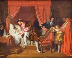 La mort de Léonard de Vinci