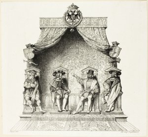 Les quatre magistrats de Besançon - Jean Auguste Dominique Ingres