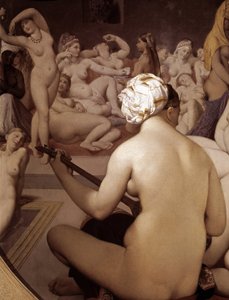 Le bain turc (détail)