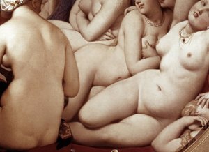 Le bain turc (détail)
