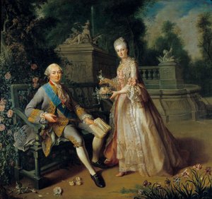 Louis Jean Marie de Bourbon, duc de Penthièvre et sa fille Louise Adélaïde