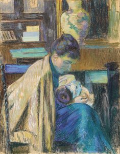 Madame Guillaumin avec Madeleine, 1889 - Jean Baptiste Armand Guillaumin