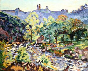 Ruines du château, Crozant, vers 1905 - Jean Baptiste Armand Guillaumin