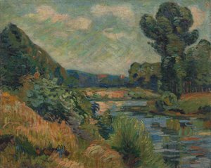 Les rives de la Marne à Charenton, c. 1895