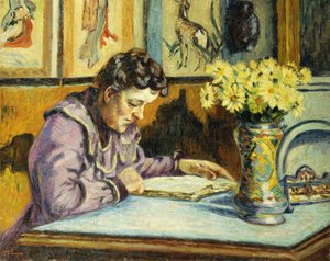 Femme lisant, c.1895