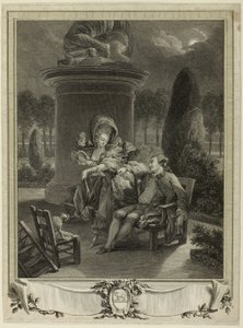 La soiree des Thuileries - Jean Baptiste Blaise Simonet