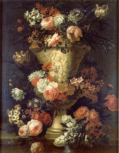 Tulipes, pivoines et autres fleurs