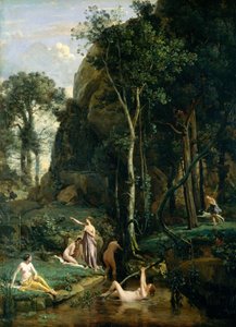 Diane et Actéon (Diane surprise dans son bain) - Jean Baptiste Camille Corot